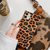 Square Animal Print Mobile Phone Case