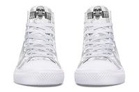 Printed Couple High-top Canvas Shoes