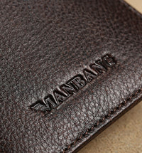 Anti-theft, Slim, Top-grain Cowhide Drivers License Holder And Card Case