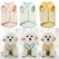 Pet Clothes Soft Flannel Dog Vest