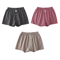 Loose Men's Underwear Solid Color Simple And Breathable
