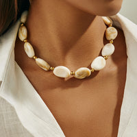 Ethnic Patchwork Style Irregular Multicolored Chain