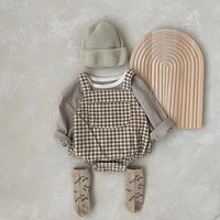 Vest Bag Fart Clothes Plaid Triangle Romper