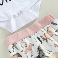 Clothing Boy's Letter Long-sleeve Jumpsuit Graffiti Casual Trousers Three-piece Set
