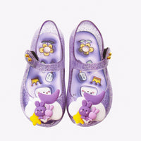 Fish Mouth Crystal Jelly Sandals