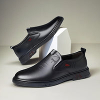 Men's Casual Leather Shoes Slip-on Soft Sole Soft Leather