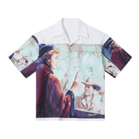 Digital Printing Short Sleeve Loose Casual Shirt