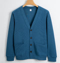 Machine Washable Xinjiang Cotton V-neck Sweatshirt Men