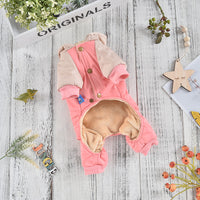 Pet Dog Four Leg Cotton Padded Coat Thickened Coat