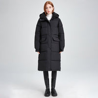 Women's Cotton-padded Long Over-the-knee Loose Thick Cotton Coat