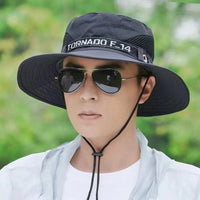 Mountain-Style Camping Mens Summer Sun Hat Hiking Sun Protection Fishing Cap