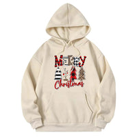 Fleece-lined Long Sleeve Pocket Christmas Sweater