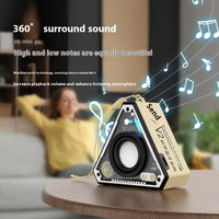 V2 Cool Mecha Bluetooth Speaker HiFi Surround Sound Outdoor Portable