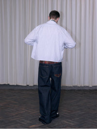 American Loose Straight Leg Jeans For Men