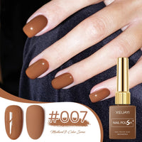 UV Polish Khaki Deerskin Brown Nail Salon Popular Color