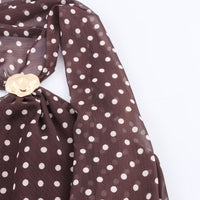 Polka Dot Halter Neck Top