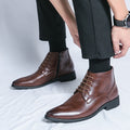 High-top Height Increased By Martin Boots With Zipper