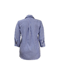 Summer Women's Striped Long-sleeved Shirt