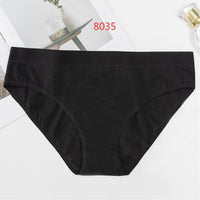 Women's Mid-waist Side Leakage Prevention Briefs Cotton Crotch Breathable