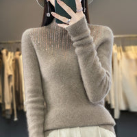 Half Turtleneck Diamond Bottoming Shirt