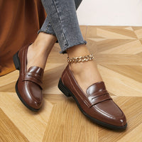 Fashion Polyurethane Loafers Shoes