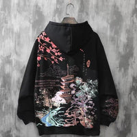 Harajuku Style Loose Hooded Loose Top Sweater