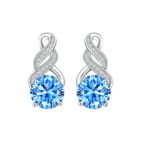 Cross Moissanite Earrings For Women