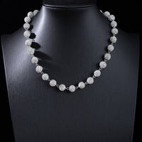 Fashion Premium Diamond Ball Zipper Men's Hip Hop Waist Chain Pendants