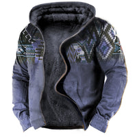 Men's Hooded Printed Sweater All-matching Loose