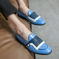 Personality Trendy Men's One Pedal Loafer Leather Shoes