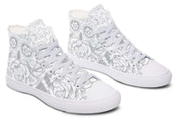 Printed Couple High-top Canvas Shoes