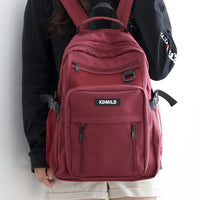 High School Students All Match Large Capacity Multi Layer Backpack