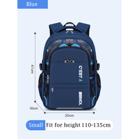 Lightweight Multi-compartment Children's School Bag Casual Student Backpack
