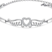 Wings Stainless Steel Bracelet Alloy Cartoon