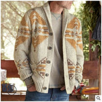 European And American Fashion Brocade Sweater Long Sleeve Plus Size Knitwear Coat Top