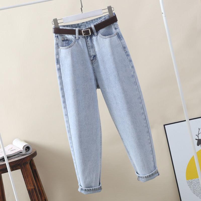 High Waist Harem Jeans Women's Autumn