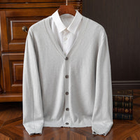 Versatile Casual Solid Color Coat Top Long Sleeve Loose Sweater