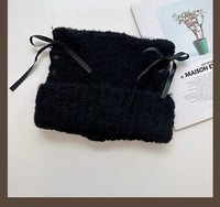 Bow-knot Knitted Casual Hat For Women