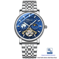 Xinghe Moon Phase Hollow Tourbillon Mechanical Watch Luminous