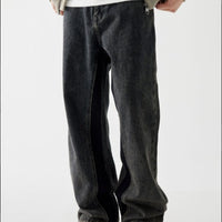 Weila Straight Loose American High Street Vibe Fashion Brand Casual Jeans