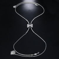 Women's Statement X Bow Chest Support Body Chain