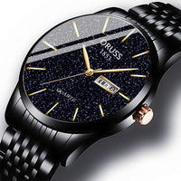Fully Automatic Mechanical Watch Men's Calendar Pointer Fine Steel