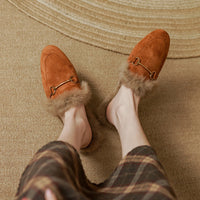Fluffy Sheep And Suede Bunny Slippers