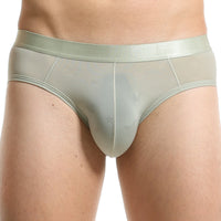 Men's Briefs Sexy Thin Nylon Jacquard Underwear Breathable