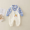Fake Two-piece Suspender Jumpsuit Newborn