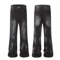 Vintage Straight Worn Jeans Men's Design