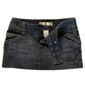 Womens Low-rise Denim Skirt For Summer