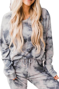 European And American Printing And Dyeing Home Pajamas Suit Women