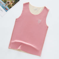 Children's Trackless Double Sided Brushed Sleeveless Undercoat