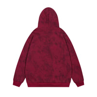 Hip Hop Retro English Letters Dirty Hooded Sweater Men